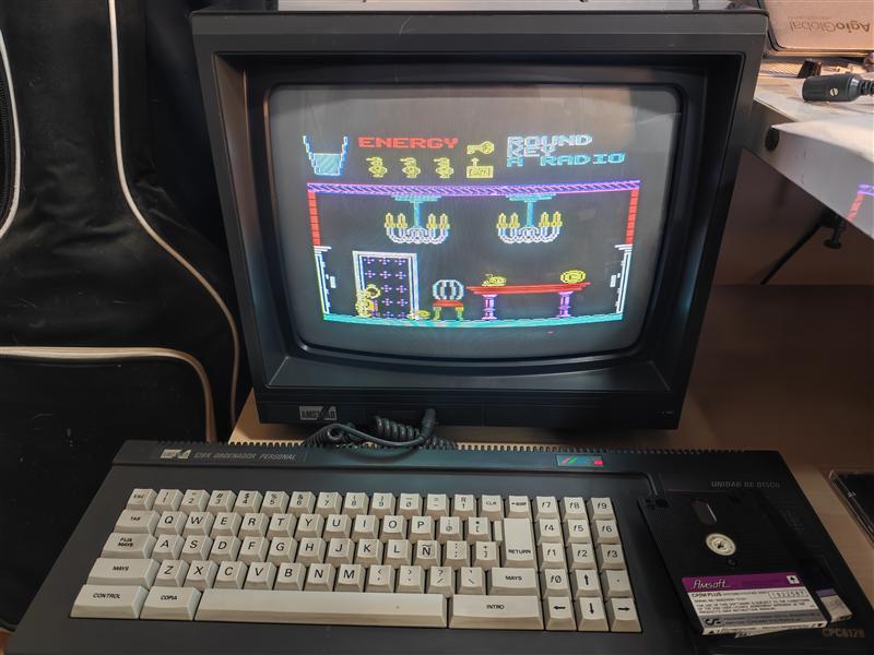 Amstrad CPC restaurado y funcionando